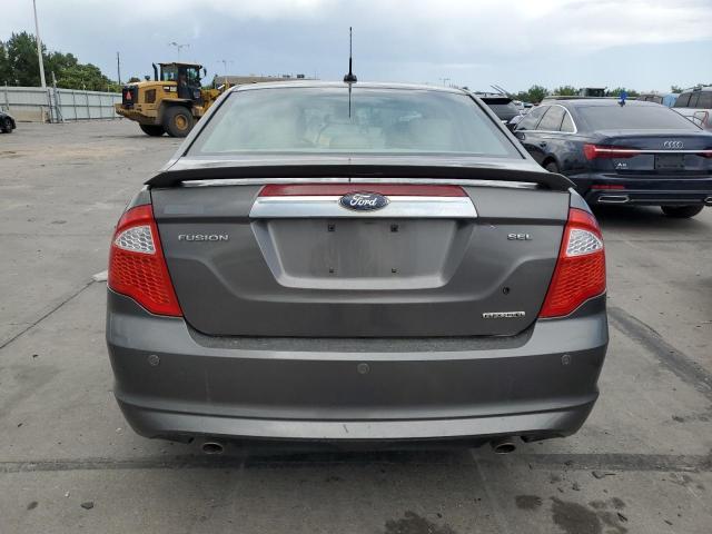 3FAHP0JGXCR137483 - 2012 FORD FUSION SEL GRAY photo 6