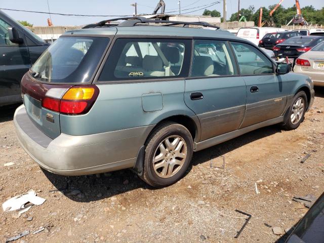 4S3BH675537646376 - 2003 SUBARU OUTBACK OUTBACK AWP GREEN photo 3