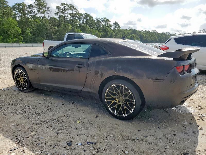 2G1FC1E39C9141291 - 2012 CHEVROLET CAMARO LT BROWN photo 2