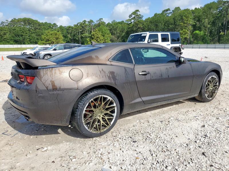 2G1FC1E39C9141291 - 2012 CHEVROLET CAMARO LT BROWN photo 3