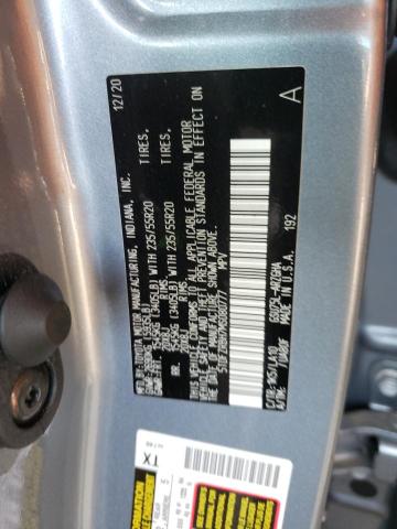 5TDFZRBH7MS080777 - 2021 TOYOTA HIGHLANDER PLATINUM SILVER photo 13