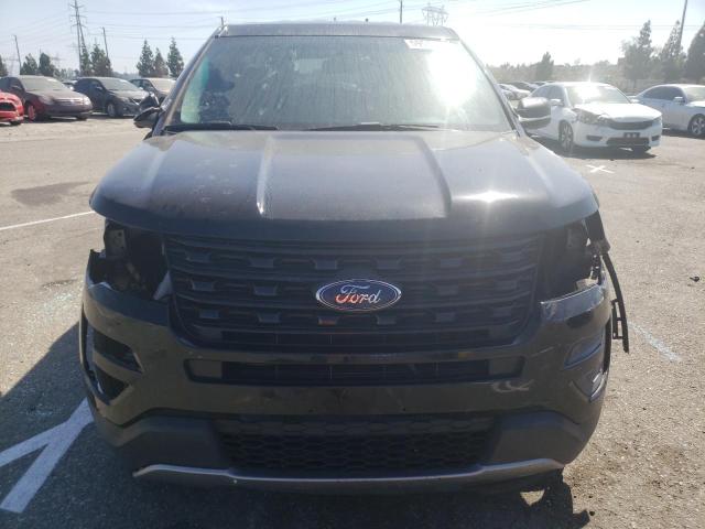 1FM5K8ATXHGA63242 - 2017 FORD EXPLORER POLICE INTERCEPTOR BLACK photo 5