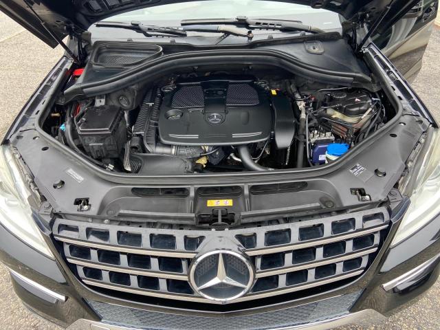 4JGDA5HBXEA429998 - 2014 MERCEDES-BENZ ML 350 4MATIC BLACK photo 7