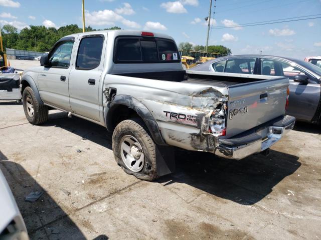 5TEGM92N22Z115914 - 2002 TOYOTA TACOMA DOUBLE CAB PRERUNNER SILVER photo 2