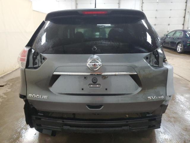 5N1AT2MVXGC914743 - 2016 NISSAN ROGUE S GRAY photo 6