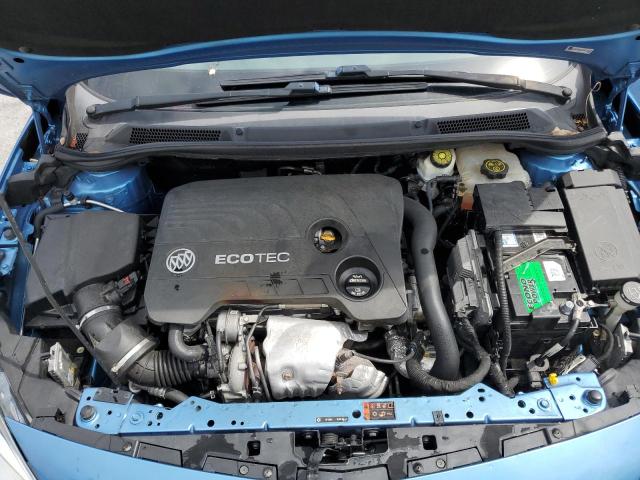 W04WJ3N56HG037676 - 2017 BUICK CASCADA SPORT TOURING BLUE photo 11