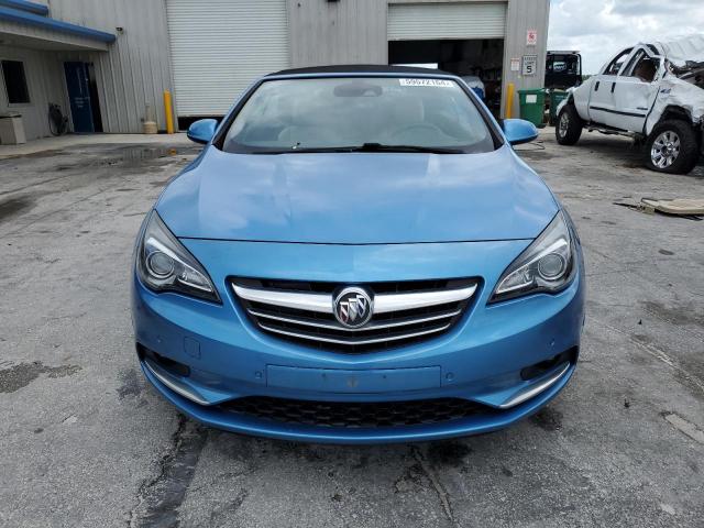 W04WJ3N56HG037676 - 2017 BUICK CASCADA SPORT TOURING BLUE photo 5