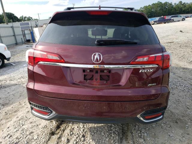 5J8TB4H36JL027959 - 2018 ACURA RDX BURGUNDY photo 6