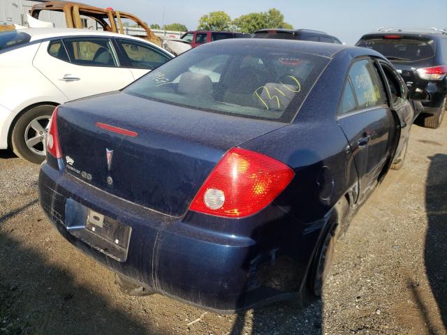 1G2ZF57B984104375 - 2008 PONTIAC G6 VALUE LEADER BLUE photo 4