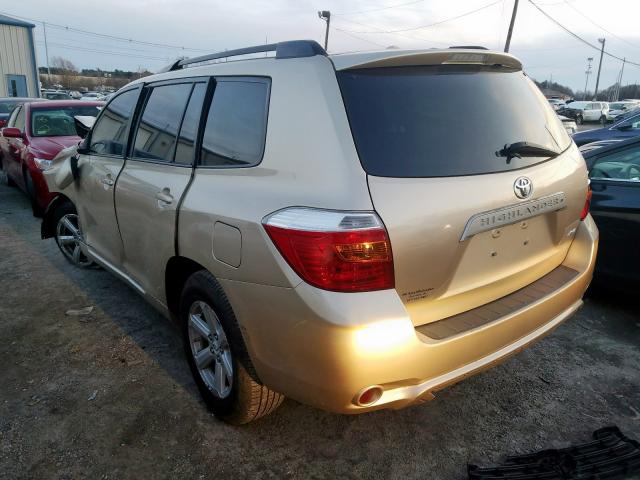 5TDJK3EH5AS029314 - 2010 TOYOTA HIGHLANDER SE  photo 3