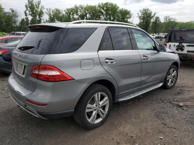 4JGDA5HB3EA371507 - 2014 MERCEDES-BENZ ML 350 4MATIC CHARCOAL photo 3
