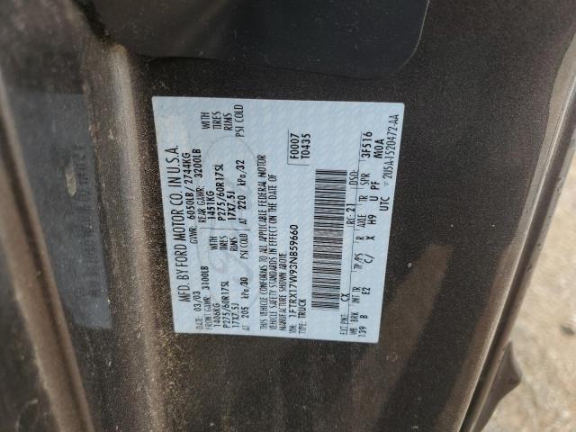 1FTRX17W93NB59660 - 2003 FORD F150 GRAY photo 12