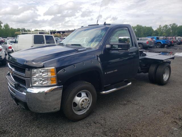 1GBJK34658E178214 - 2008 CHEVROLET SILVERADO K3500 BLUE photo 1