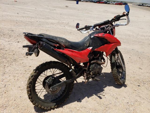 L0WHDN102F1000509 - 2015 HAWK DIRTBIKE RED photo 4