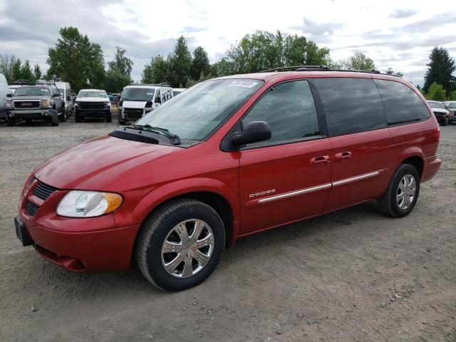 2B8GT54L01R110556 - 2001 DODGE GRAND CARA ES RED photo 1