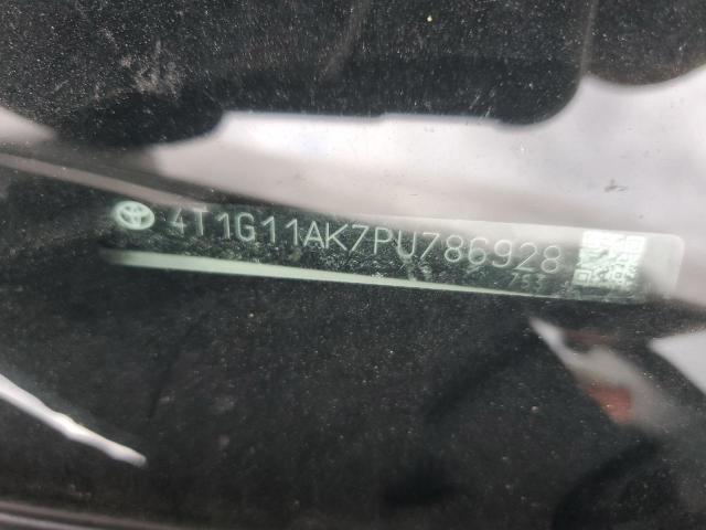 4T1G11AK7PU786928 - 2023 TOYOTA CAMRY SE NIGHT SHADE WHITE photo 12