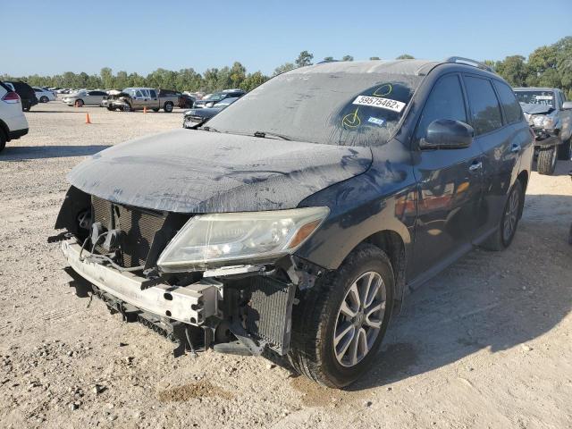 5N1AR2MN8FC618889 - 2015 NISSAN PATHFINDER S BLUE photo 2