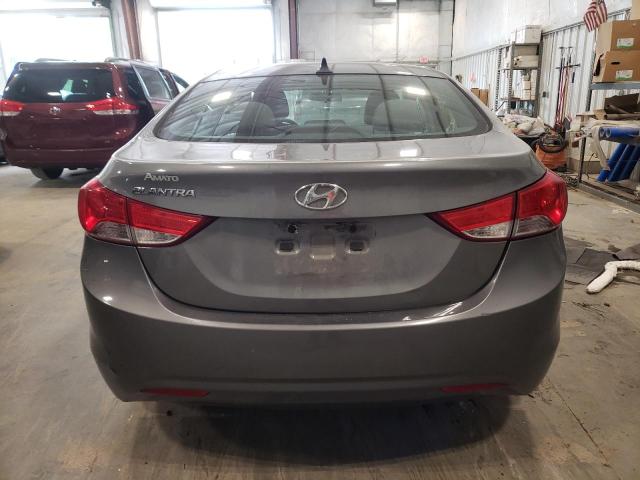 5NPDH4AE0DH180083 - 2013 HYUNDAI ELANTRA GLS GRAY photo 6