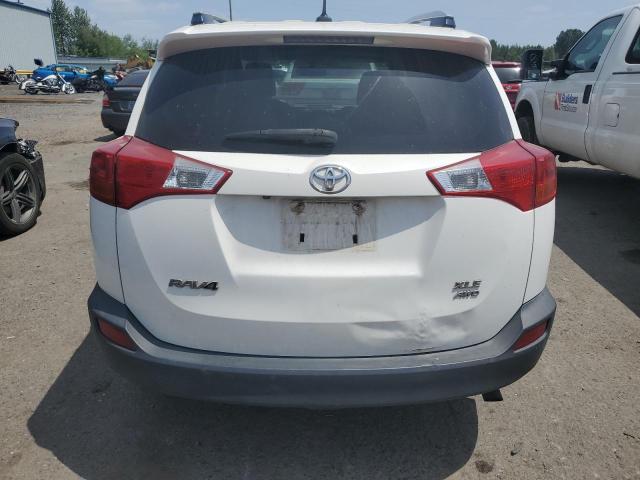 JTMRFREV4FJ047937 - 2015 TOYOTA RAV4 XLE WHITE photo 6