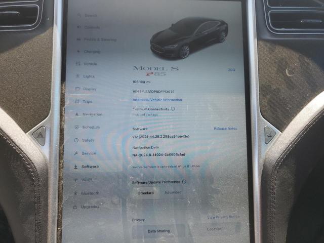 5YJSA1DP8DFP13075 - 2013 TESLA MODEL S 黑色 照片 9