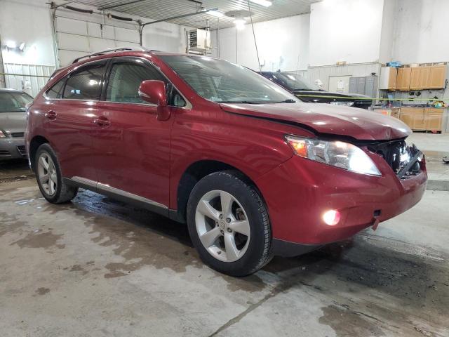 2T2BK1BA0CC145625 - 2012 LEXUS RX 350 BURGUNDY photo 4