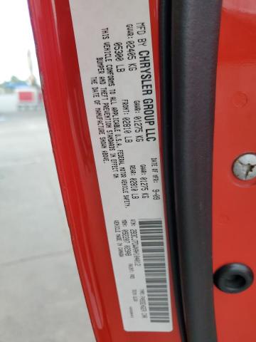 2B3CJ7DWXAH104012 - 2010 DODGE CHALLENGER SRT-8 红色 照片 12