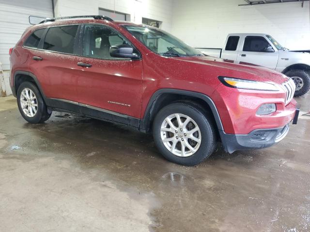 1C4PJMAB8GW219623 - 2016 JEEP CHEROKEE SPORT 勃艮第红 照片 4