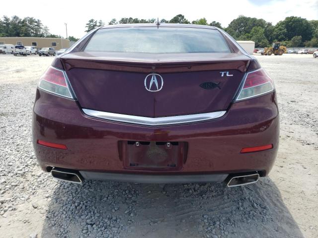 19UUA8F57DA011661 - 2013 ACURA TL TECH BURGUNDY photo 6