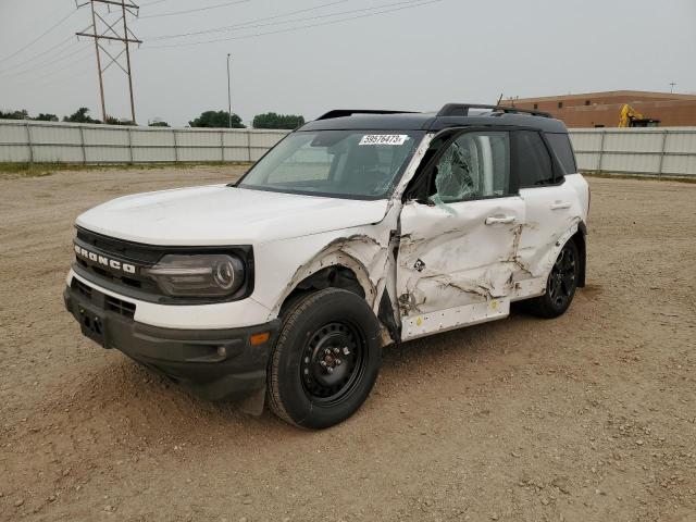 3FMCR9C6XMRB12104 - 2021 FORD BRONCO SPO OUTER BANKS WHITE photo 1