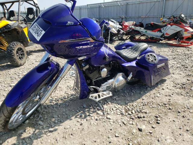 1HD1KTM15FB634452 - 2015 HARLEY-DAVIDSON FLTRXS ROAD GLIDE SPECIAL BLUE photo 9