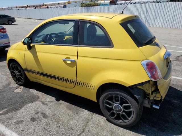 3C3CFFAR1ET205451 - 2014 FIAT 500 POP YELLOW photo 2