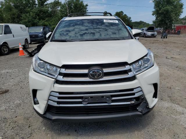 5TDJZRFH8KS596857 - 2019 TOYOTA HIGHLANDER SE WHITE photo 5