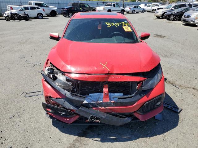 SHHFK7H51HU411285 - 2017 HONDA CIVIC EX RED photo 5