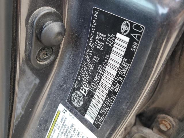 2T1BU40E29C033410 - 2009 TOYOTA COROLLA BASE 石墨色 照片 12