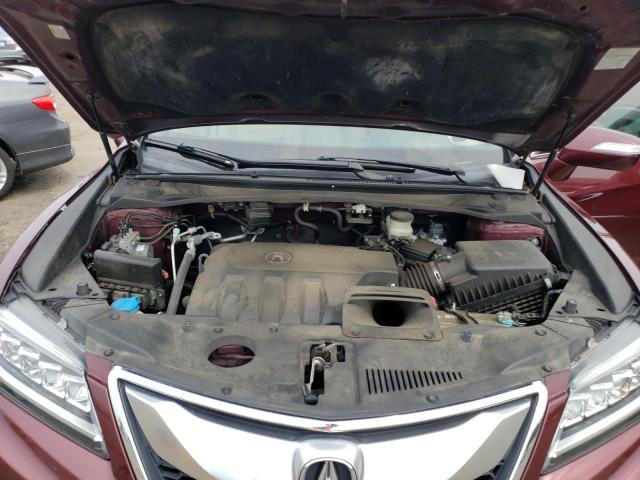 5J8TB4H35HL017059 - 2017 ACURA RDX BURGUNDY photo 12