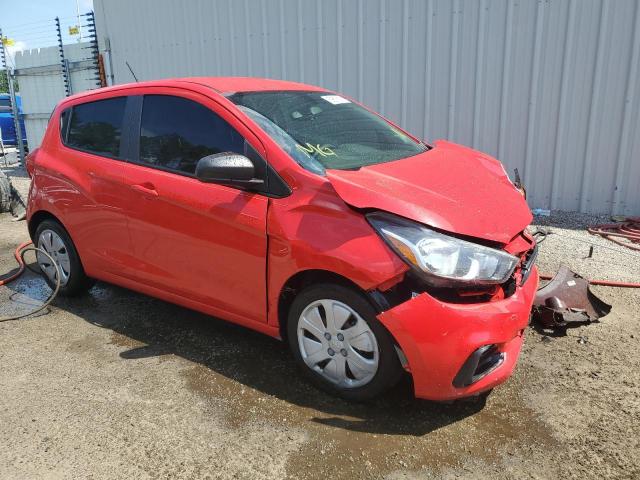 KL8CB6SA8HC742214 - 2017 CHEVROLET SPARK LS RED photo 4