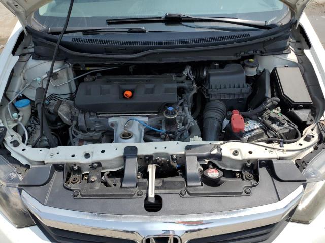 19XFB2F85CE066763 - 2012 HONDA CIVIC EX WHITE photo 11