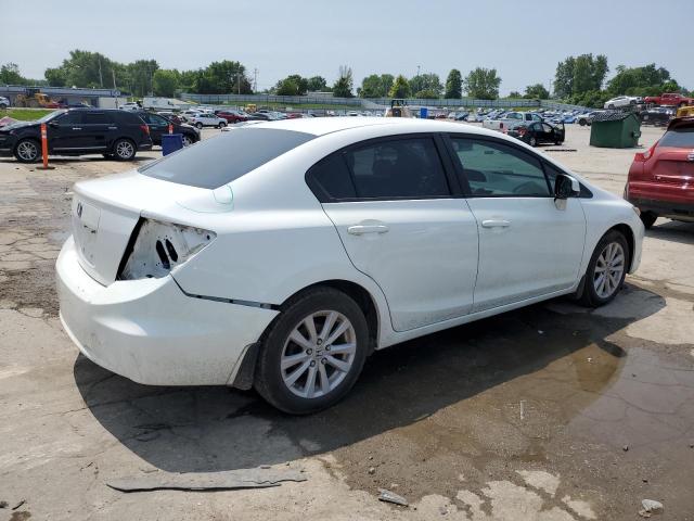 19XFB2F85CE066763 - 2012 HONDA CIVIC EX WHITE photo 3