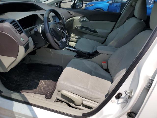 19XFB2F85CE066763 - 2012 HONDA CIVIC EX WHITE photo 7