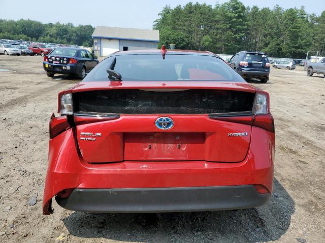 JTDL9MFU0N3034613 - 2022 TOYOTA PRIUS LE RED photo 6