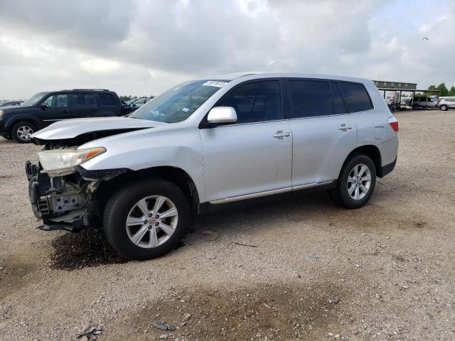 5TDZK3EH5DS123314 - 2013 TOYOTA HIGHLANDER BASE SILVER photo 1