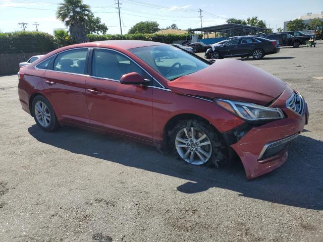 5NPE24AF1FH250014 - 2015 HYUNDAI SONATA SE RED photo 4