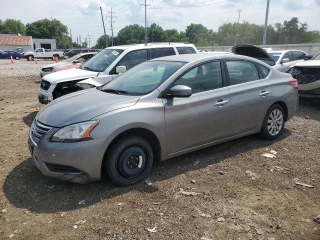 3N1AB7AP9DL775315 - 2013 NISSAN SENTRA S SILVER photo 1