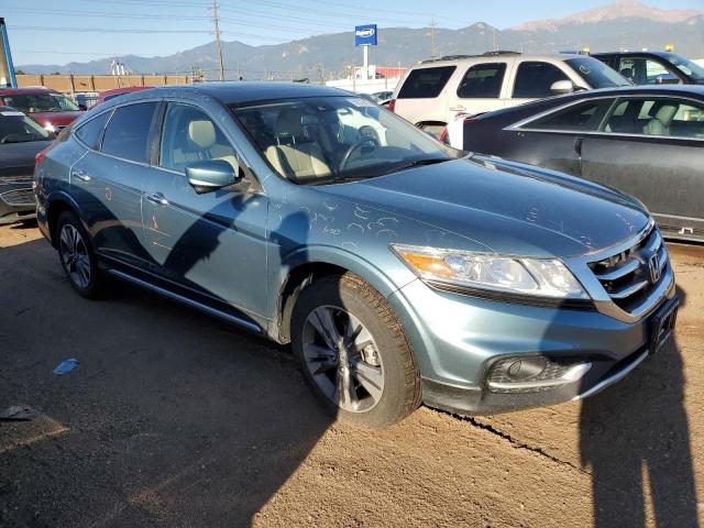 5J6TF2H5XEL000496 - 2014 HONDA CROSSTOUR EXL ტურკოუსი ფოტო 4