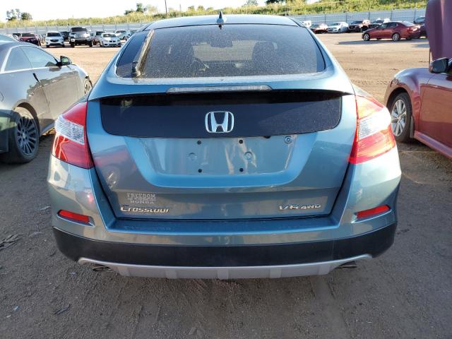 5J6TF2H5XEL000496 - 2014 HONDA CROSSTOUR EXL ტურკოუსი ფოტო 6