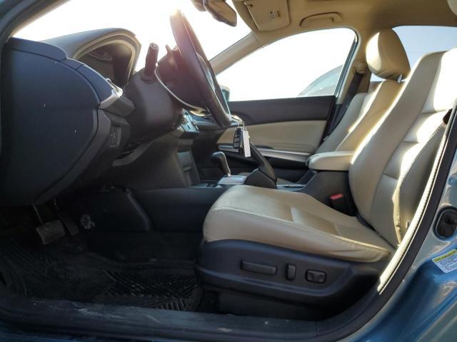 5J6TF2H5XEL000496 - 2014 HONDA CROSSTOUR EXL ტურკოუსი ფოტო 7