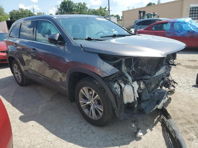 5TDJKRFH2ES034302 - 2014 TOYOTA HIGHLANDER XLE Grau Foto 4