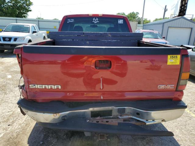 2GTEK19T141112657 - 2004 GMC NEW SIERRA K1500 RED photo 6