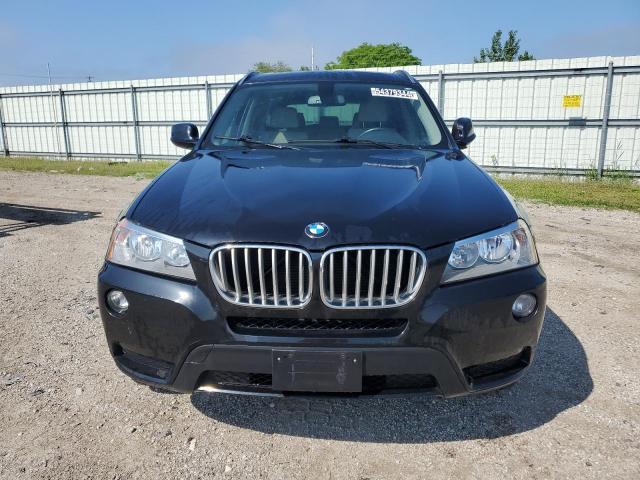 5UXWX9C52D0A21764 - 2013 BMW X3 XDRIVE28I BLACK photo 5