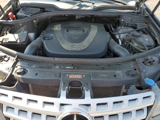 4JGBB8GB9BA725596 - 2011 MERCEDES-BENZ ML 350 4MATIC GRAY photo 12